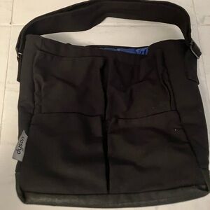 Dyson black / blue carry all tool bag. Adjustable strap.  EUC!